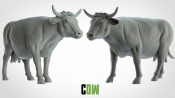 1:87 Scale - Cow (5 Pack)